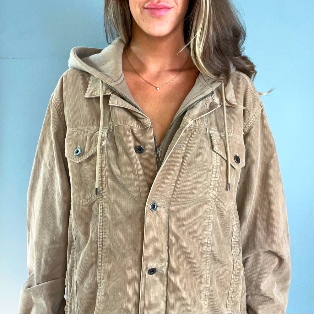 Nautica Tan Corduroy Jacket